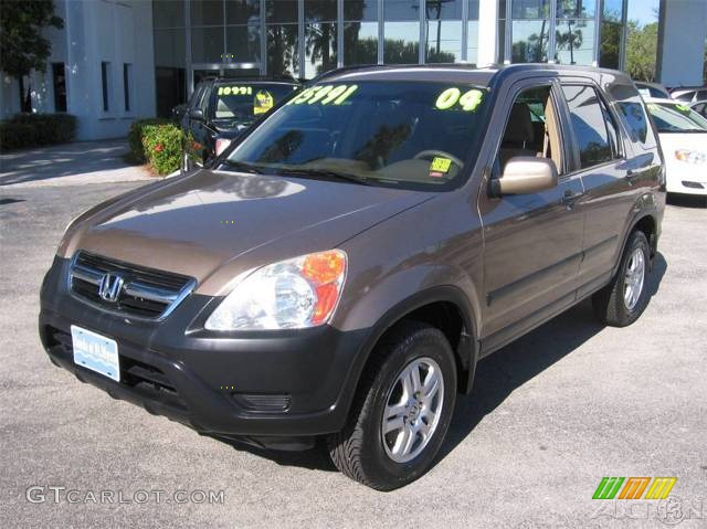 2004 CR-V EX 4WD - Mojave Mist Metallic / Saddle photo #20