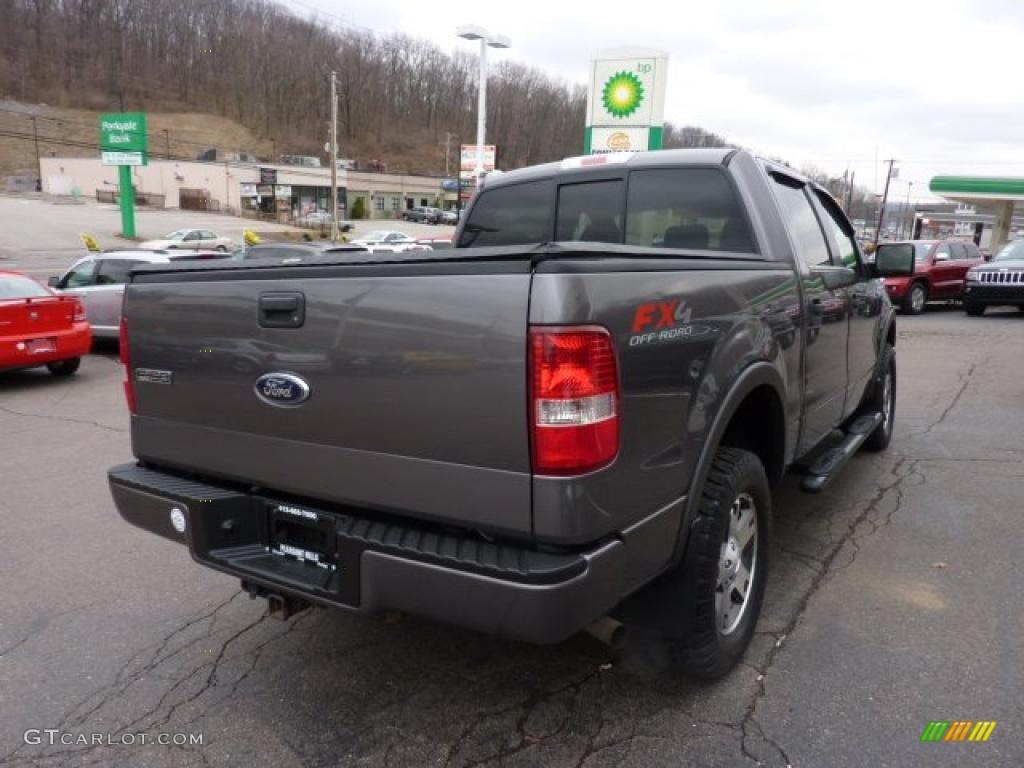 2006 F150 FX4 SuperCrew 4x4 - Dark Shadow Grey Metallic / Medium/Dark Flint photo #5