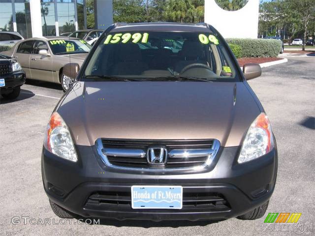 2004 CR-V EX 4WD - Mojave Mist Metallic / Saddle photo #23