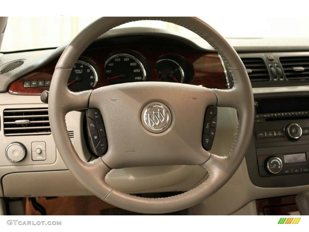 2010 Buick Lucerne CXL Titanium Steering Wheel Photo #47018519