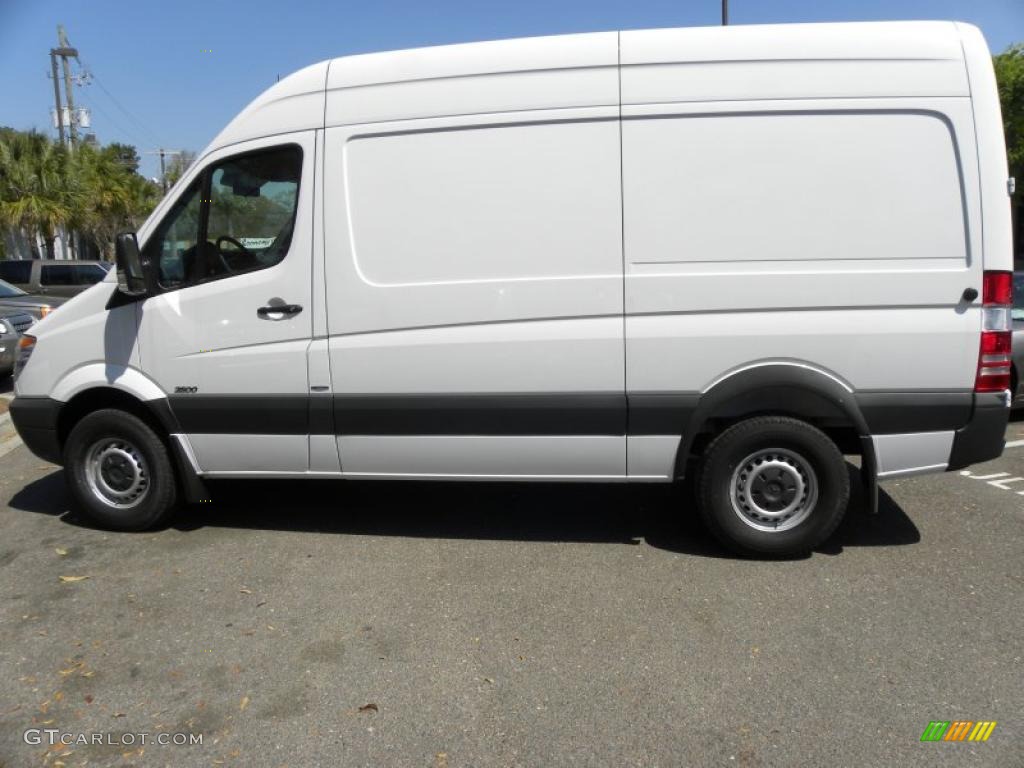 Arctic White 2011 Mercedes-Benz Sprinter 2500 High Roof Cargo Van Exterior Photo #47019057