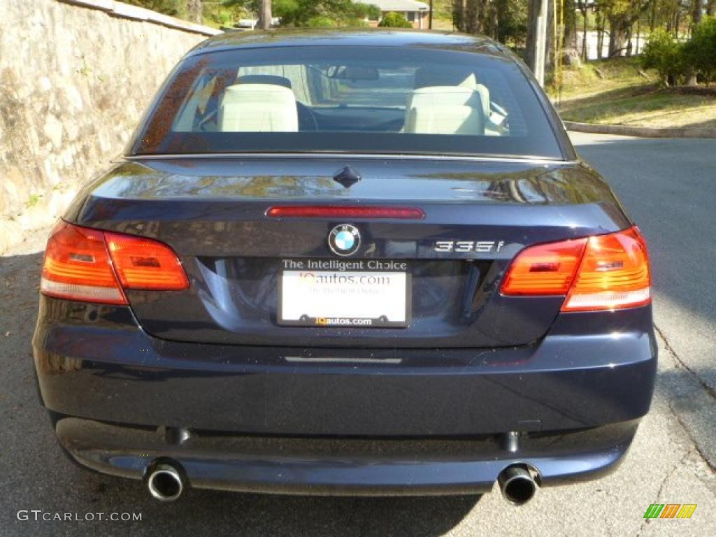2007 3 Series 335i Convertible - Monaco Blue Metallic / Cream Beige photo #5