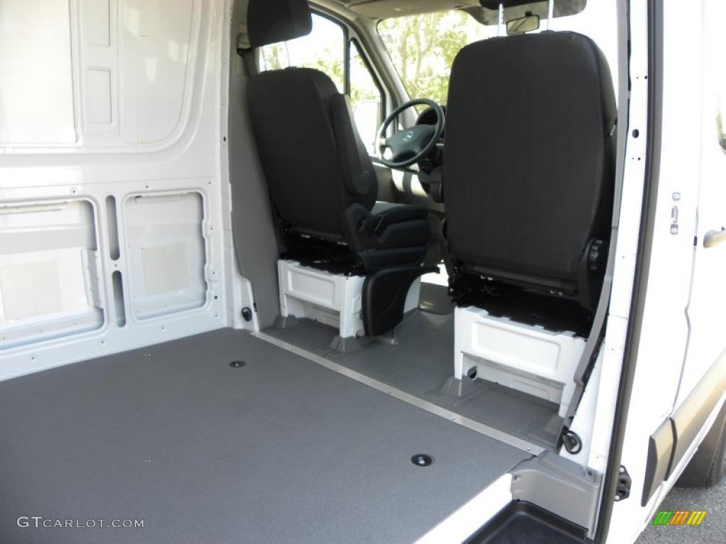 Black Interior 2011 Mercedes-Benz Sprinter 2500 High Roof Cargo Van Photo #47019132