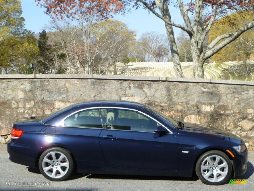 2007 3 Series 335i Convertible - Monaco Blue Metallic / Cream Beige photo #14