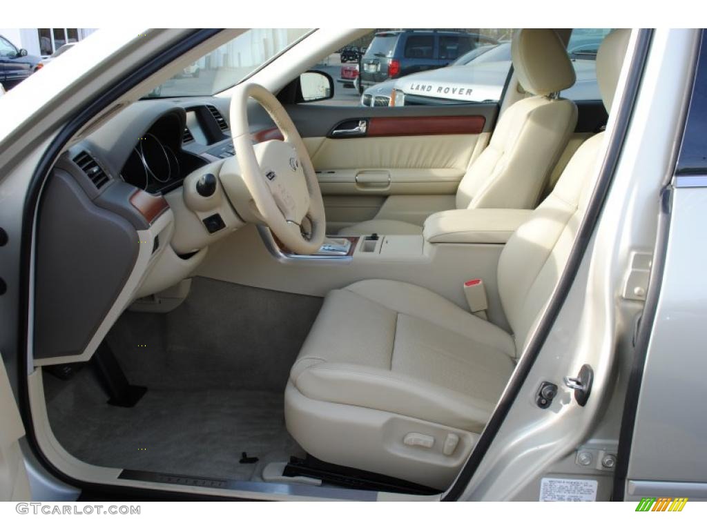 Wheat Interior 2007 Infiniti M 35 Sedan Photo #47019261