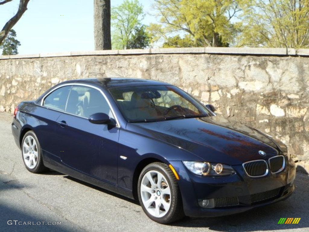 2007 3 Series 335i Convertible - Monaco Blue Metallic / Cream Beige photo #17