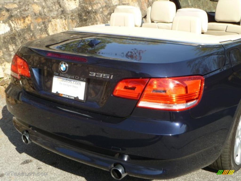2007 3 Series 335i Convertible - Monaco Blue Metallic / Cream Beige photo #20
