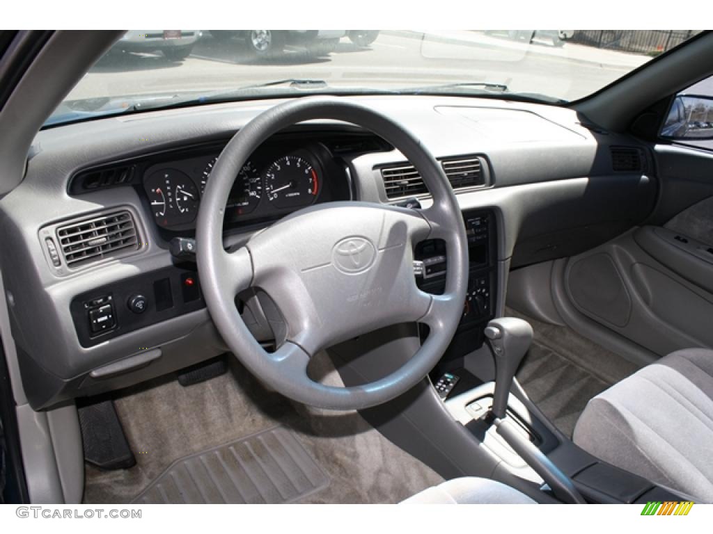 1998 Camry LE V6 - Dark Green Metallic / Gray photo #8