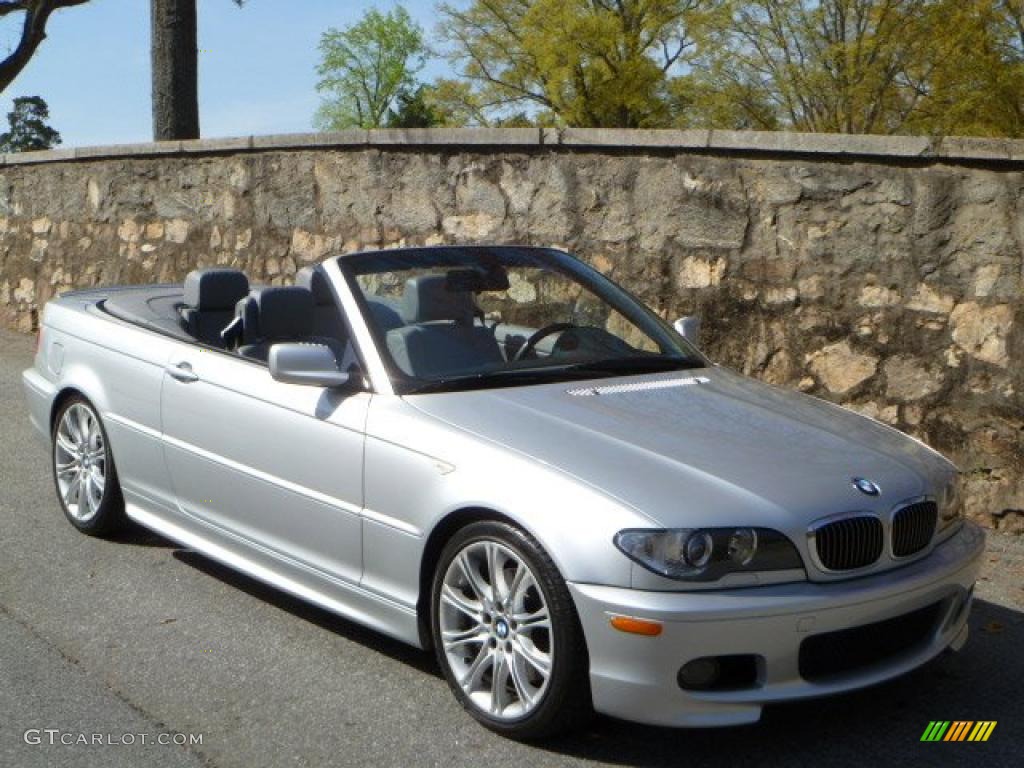 2006 3 Series 330i Convertible - Titanium Silver Metallic / Grey photo #1