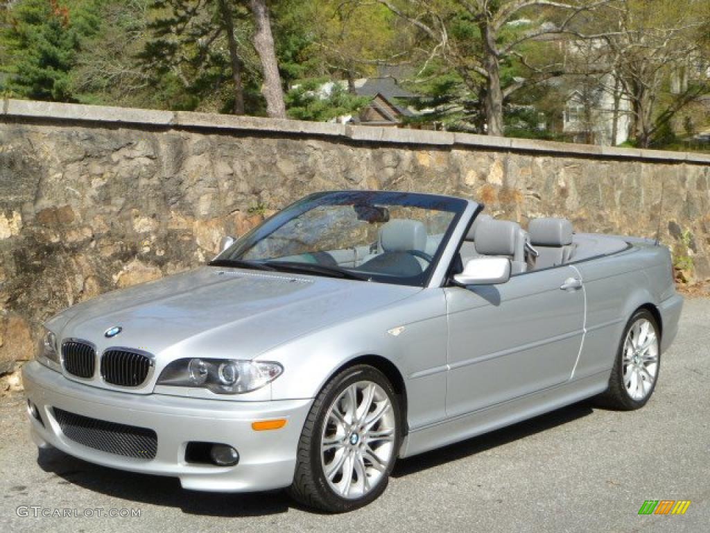 2006 3 Series 330i Convertible - Titanium Silver Metallic / Grey photo #3