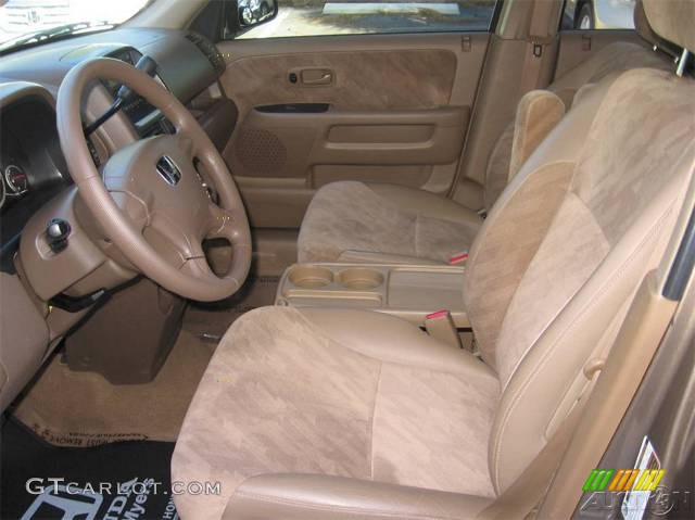 2004 CR-V EX 4WD - Mojave Mist Metallic / Saddle photo #25