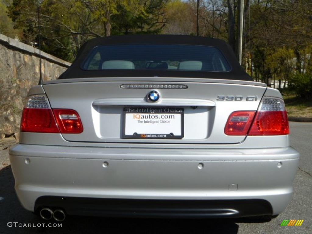 2006 3 Series 330i Convertible - Titanium Silver Metallic / Grey photo #5