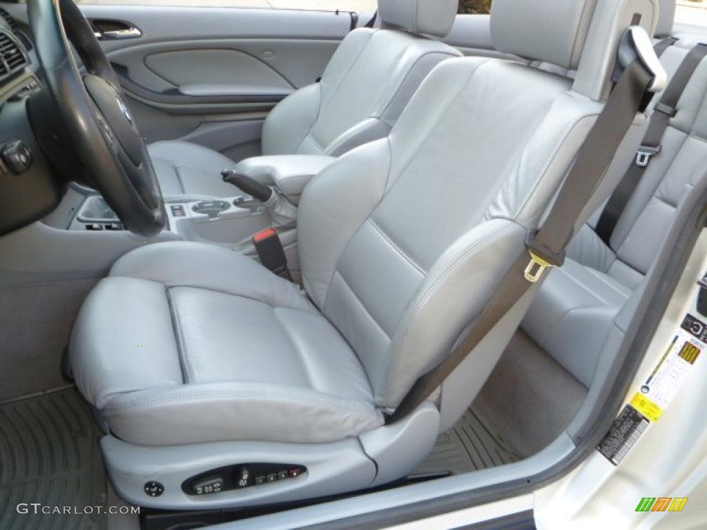 2006 3 Series 330i Convertible - Titanium Silver Metallic / Grey photo #7