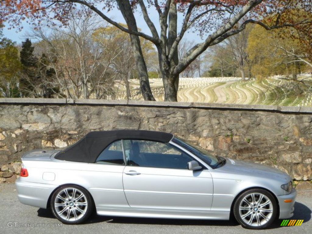 2006 3 Series 330i Convertible - Titanium Silver Metallic / Grey photo #11