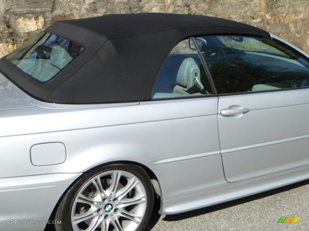 2006 3 Series 330i Convertible - Titanium Silver Metallic / Grey photo #12