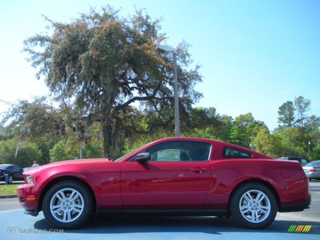 Red Candy Metallic 2012 Ford Mustang V6 Coupe Exterior Photo #47020209