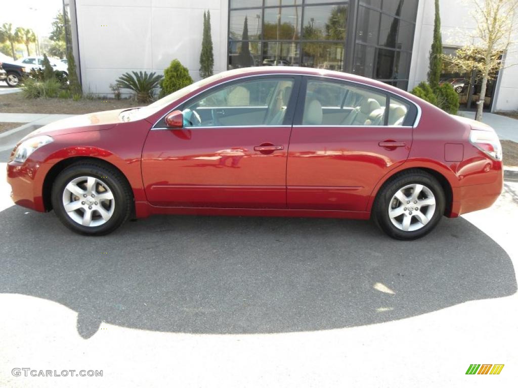 2008 Altima 2.5 SL - Pebble Beach Metallic / Blond photo #2