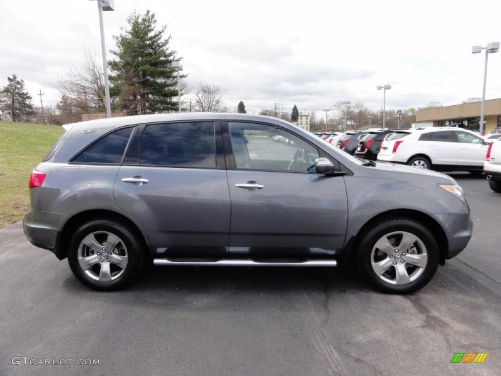 Sterling Gray Metallic 2009 Acura MDX Standard MDX Model Exterior Photo #47021280