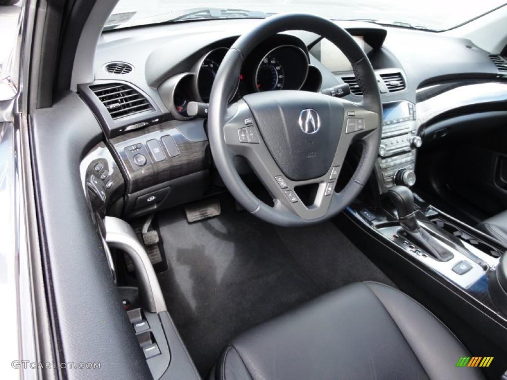 2009 Acura MDX Standard MDX Model Ebony Dashboard Photo #47021358