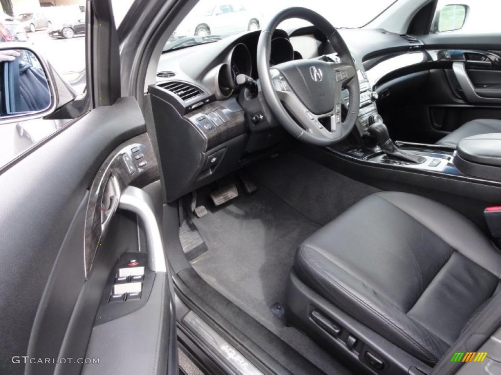 Ebony Interior 2009 Acura MDX Standard MDX Model Photo #47021373