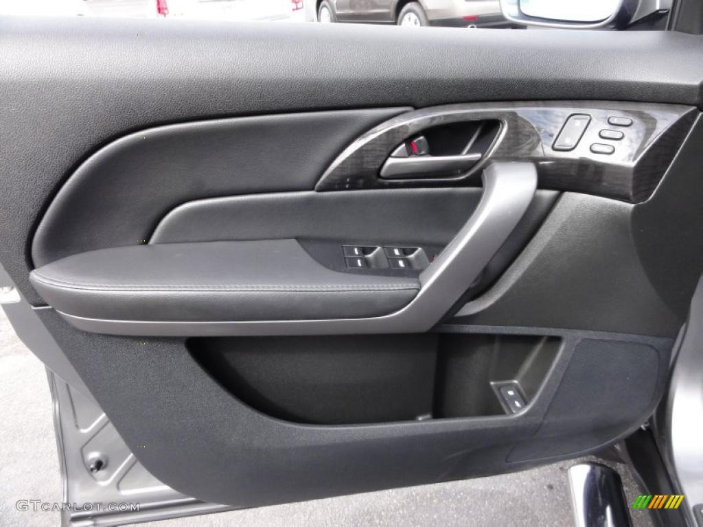 2009 Acura MDX Standard MDX Model Ebony Door Panel Photo #47021388