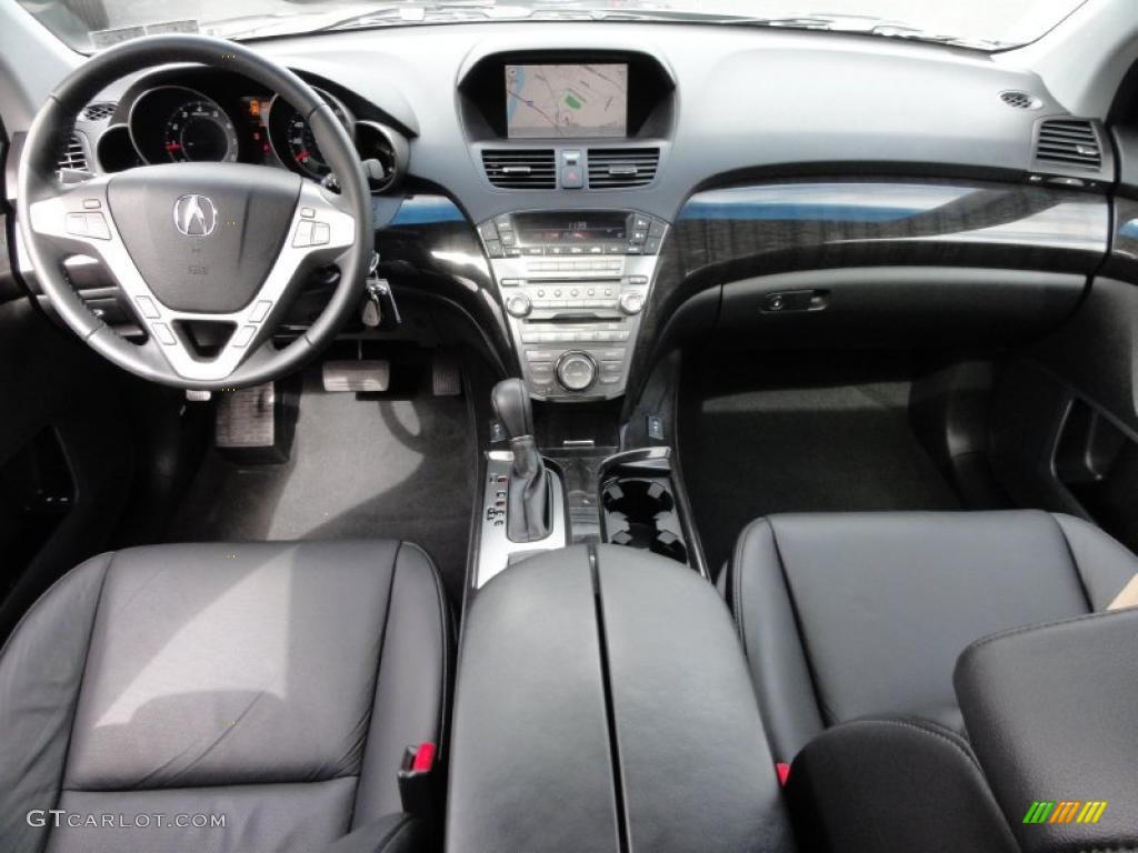 2009 Acura MDX Standard MDX Model Ebony Dashboard Photo #47021652