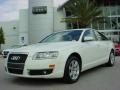 Arctic White 2006 Audi A6 3.2 Sedan