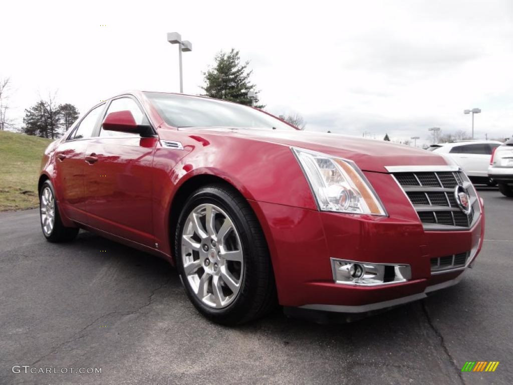 2008 Crystal Red Cadillac CTS 4 AWD Sedan 47005183 Photo 5 GTCarLot