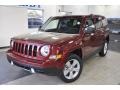 Deep Cherry Red Crystal Pearl 2011 Jeep Patriot Latitude X Exterior