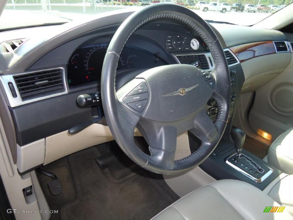 2006 Chrysler Pacifica Touring Dark Slate Gray Steering Wheel Photo #47022999