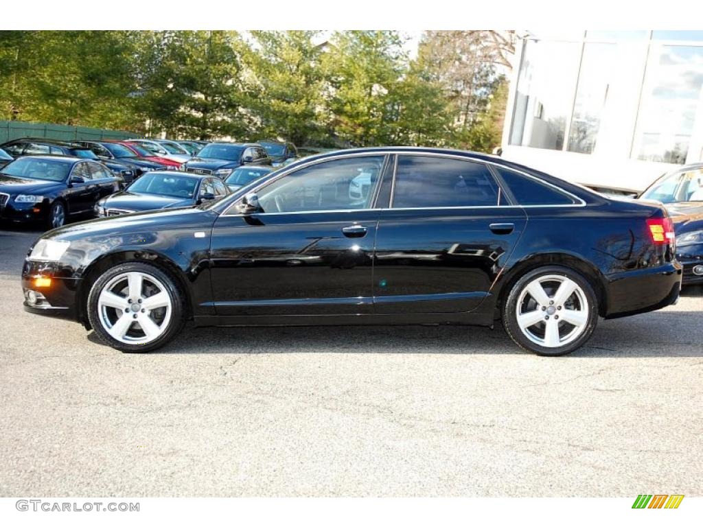 Brilliant Black 2008 Audi A6 3.2 Sedan Exterior Photo #47023323
