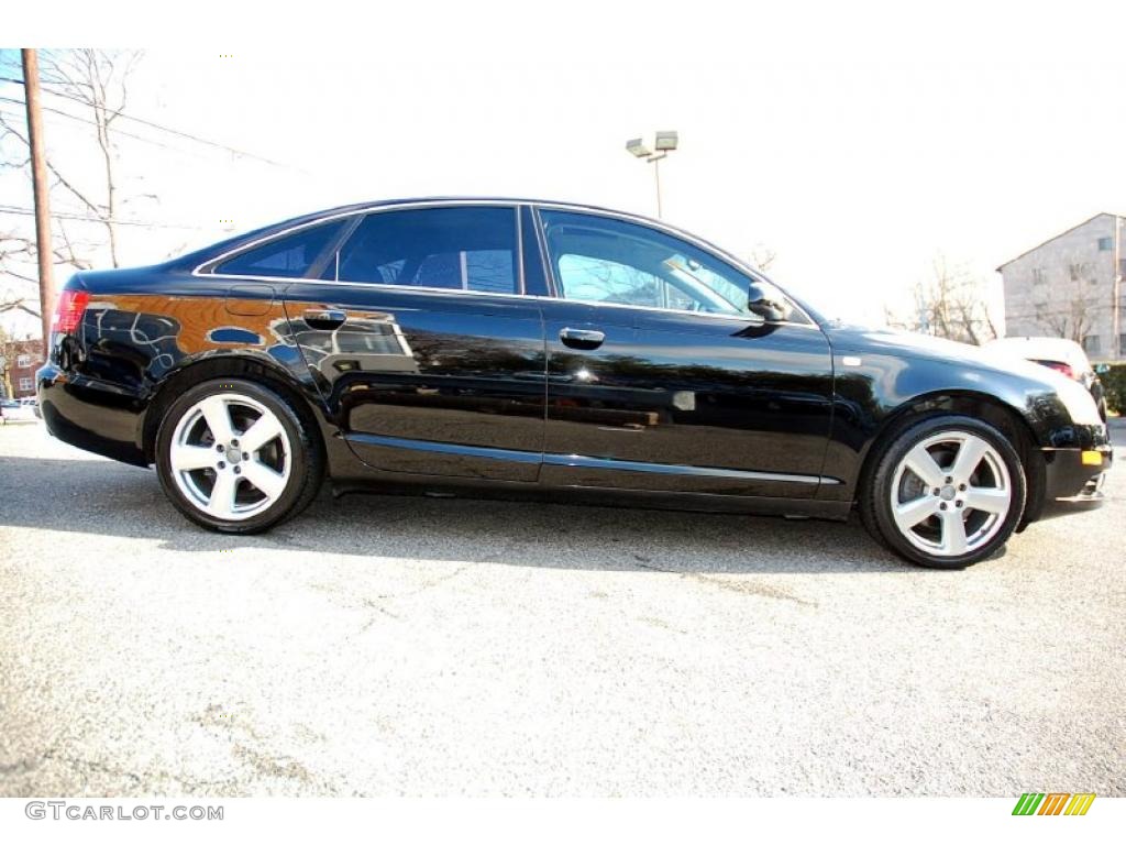 Brilliant Black 2008 Audi A6 3.2 Sedan Exterior Photo #47023341