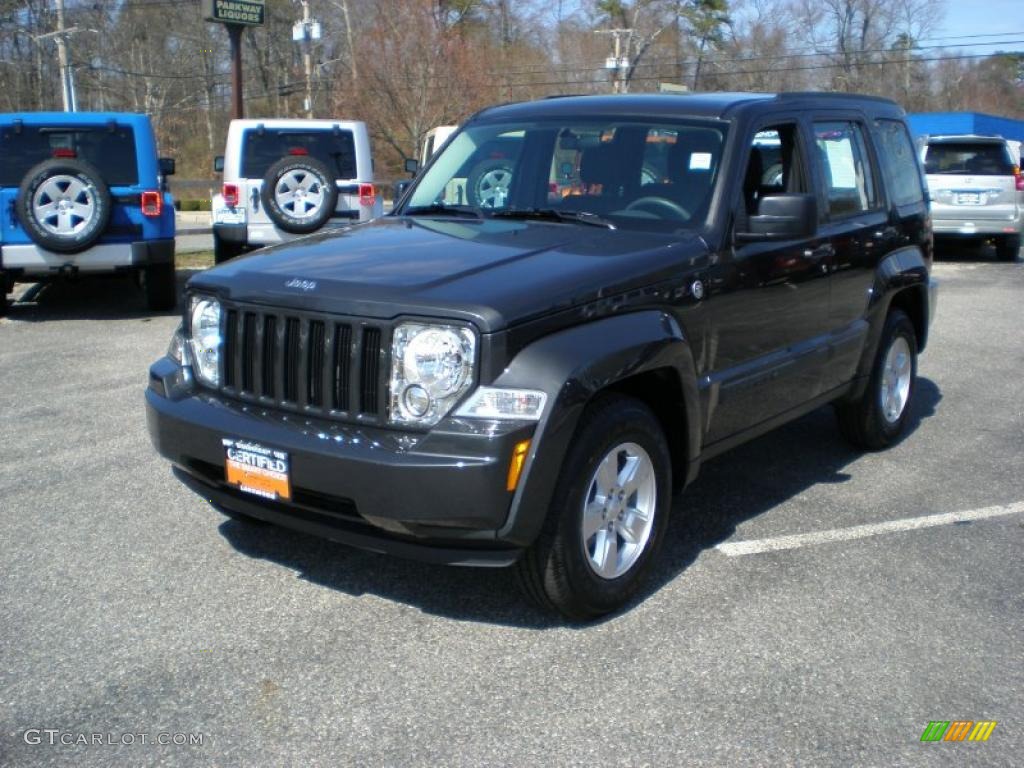 2011 Dark Charcoal Pearl Jeep Liberty Sport 4x4 47005189 Photo 3