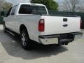 2011 White Platinum Metallic Tri-Coat Ford F250 Super Duty Lariat Crew Cab  photo #5