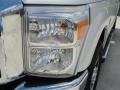 2011 White Platinum Metallic Tri-Coat Ford F250 Super Duty Lariat Crew Cab  photo #9