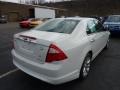 2011 White Suede Ford Fusion SEL V6 AWD  photo #2