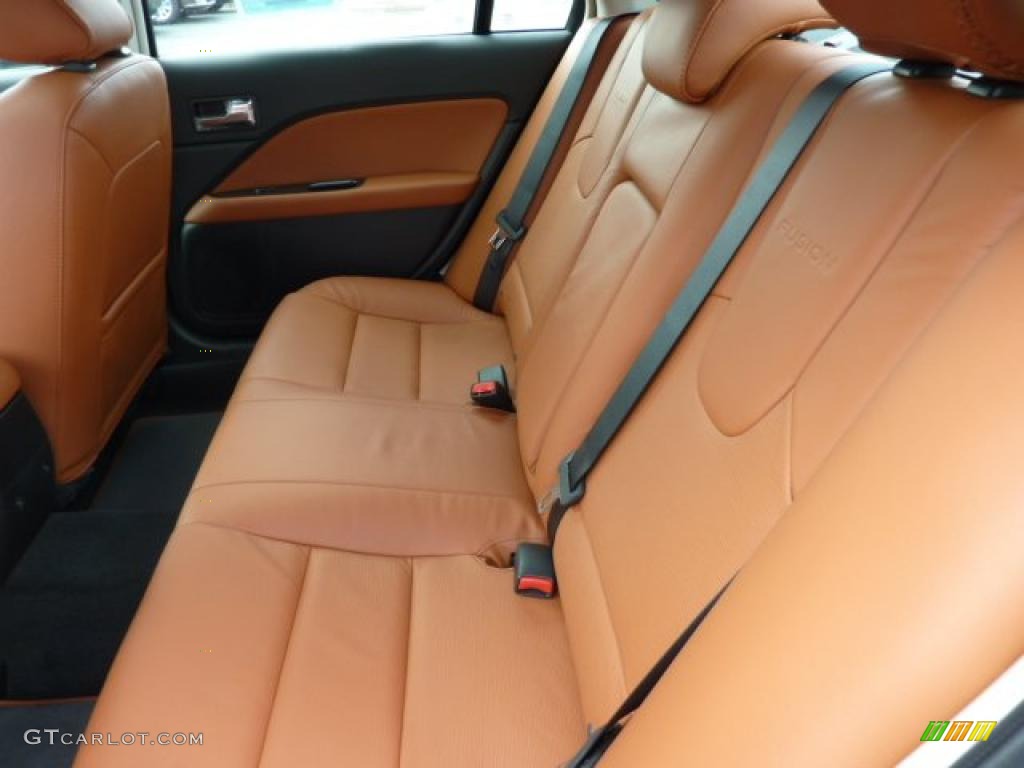 Ginger Leather Interior 2011 Ford Fusion SEL V6 AWD Photo #47024286