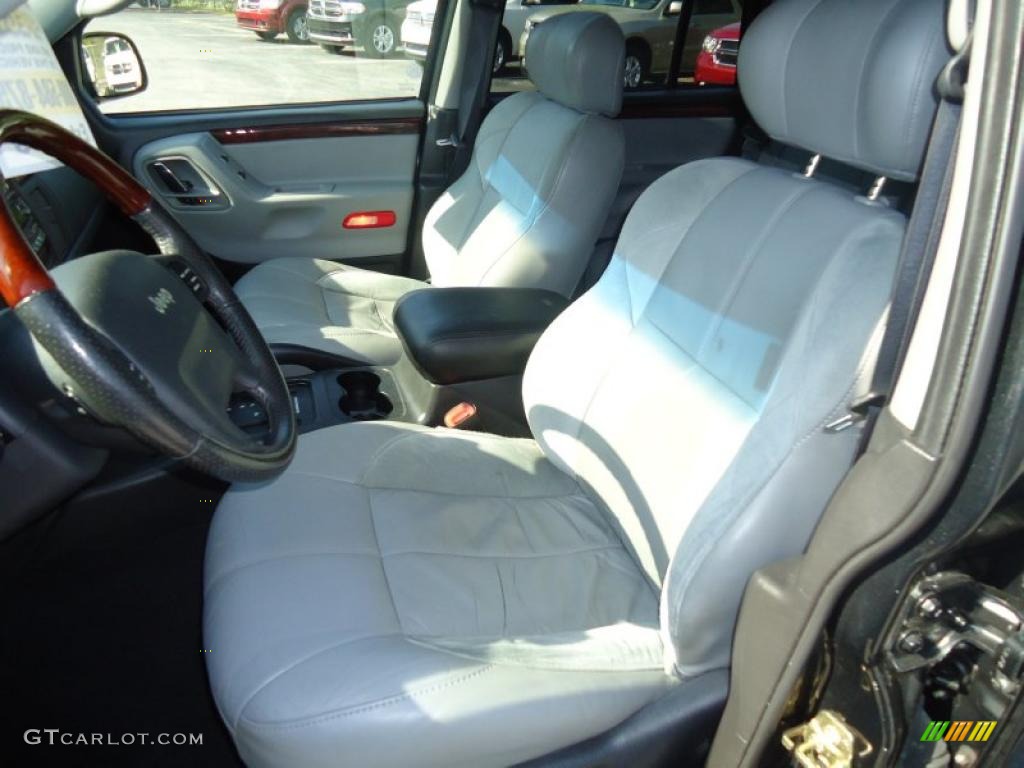 Dark Slate Gray/Light Slate Gray Interior 2003 Jeep Grand Cherokee Overland 4x4 Photo #47024514