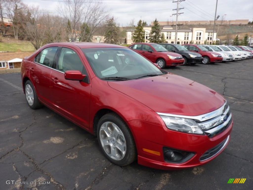 Red Candy Metallic Ford Fusion