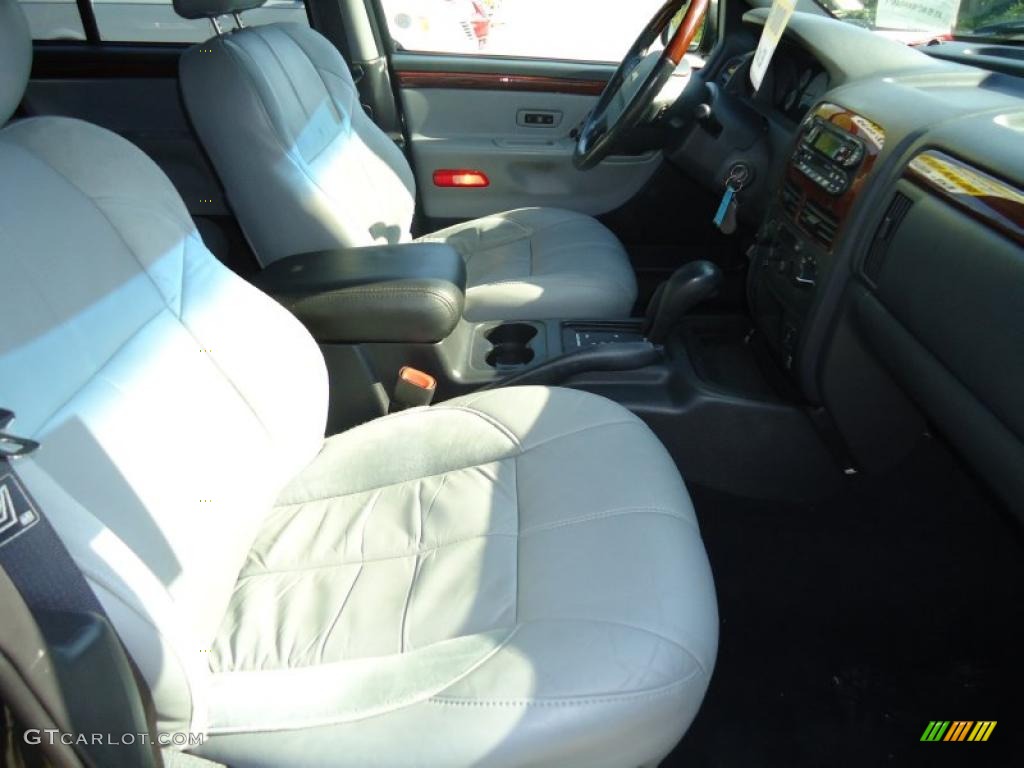 2003 Grand Cherokee Overland 4x4 - Brilliant Black / Dark Slate Gray/Light Slate Gray photo #19