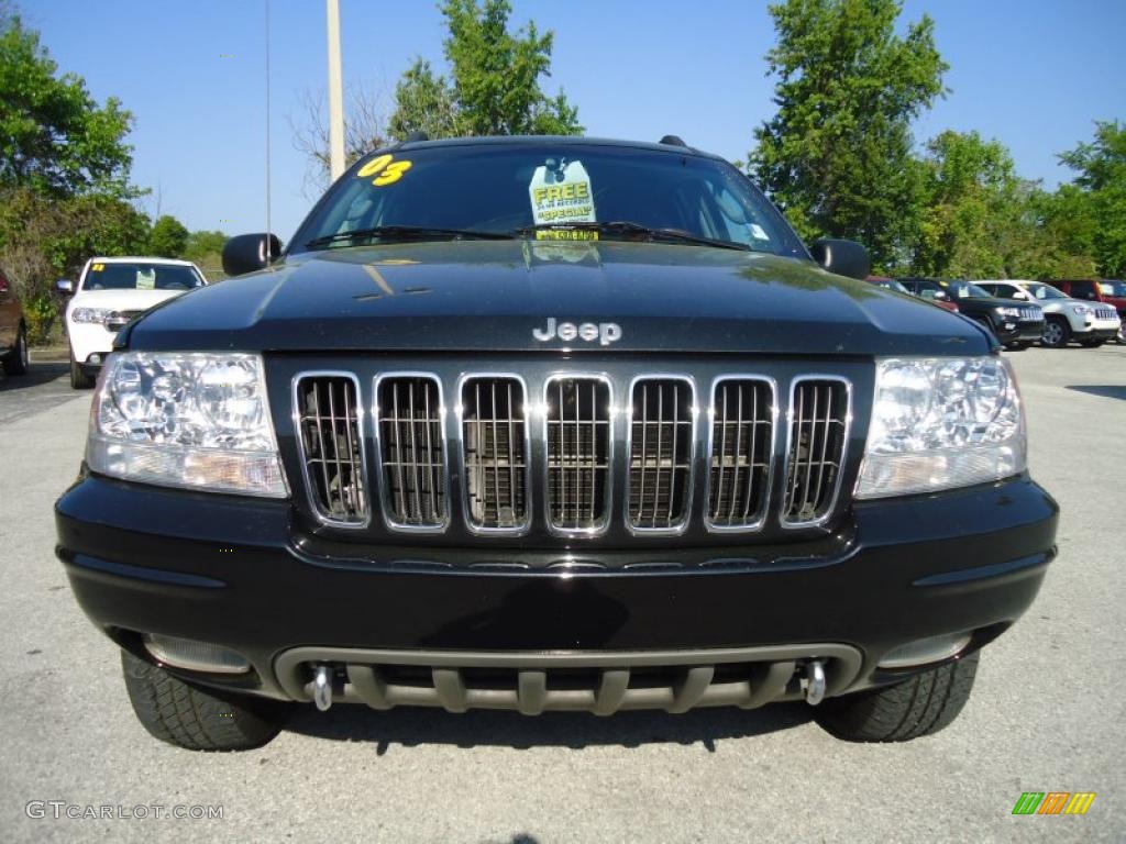 Brilliant Black 2003 Jeep Grand Cherokee Overland 4x4 Exterior Photo #47024760