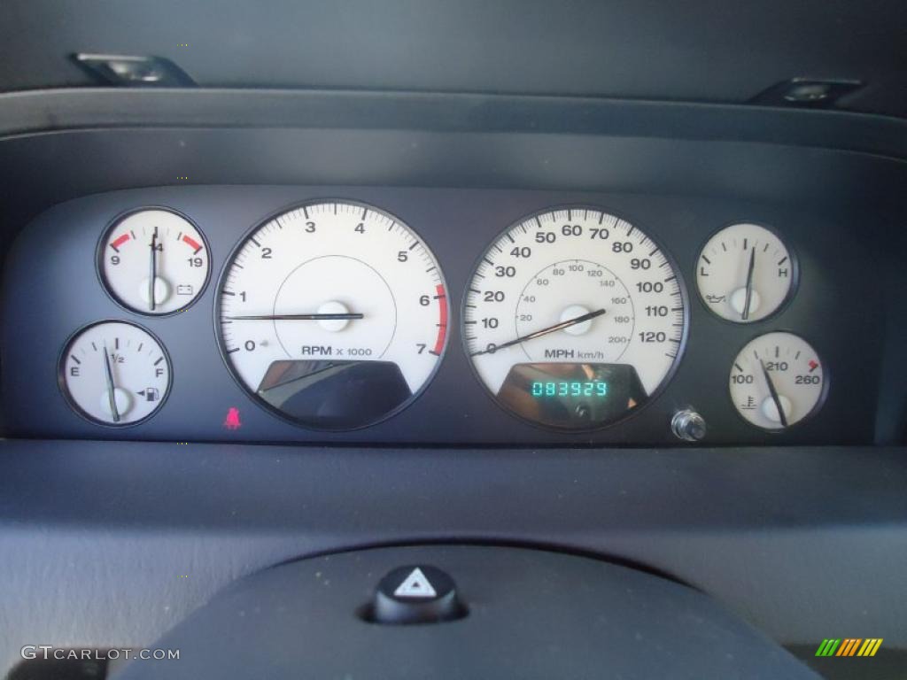 2003 Jeep Grand Cherokee Overland 4x4 Gauges Photo #47024892