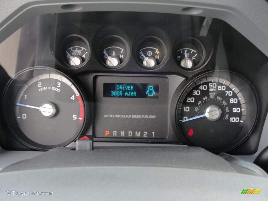 2011 Ford F250 Super Duty XLT Crew Cab Gauges Photo #47025147