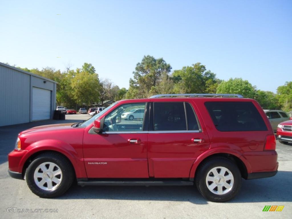 Vivid Red Metallic 2005 Lincoln Navigator Luxury Exterior Photo #47025540