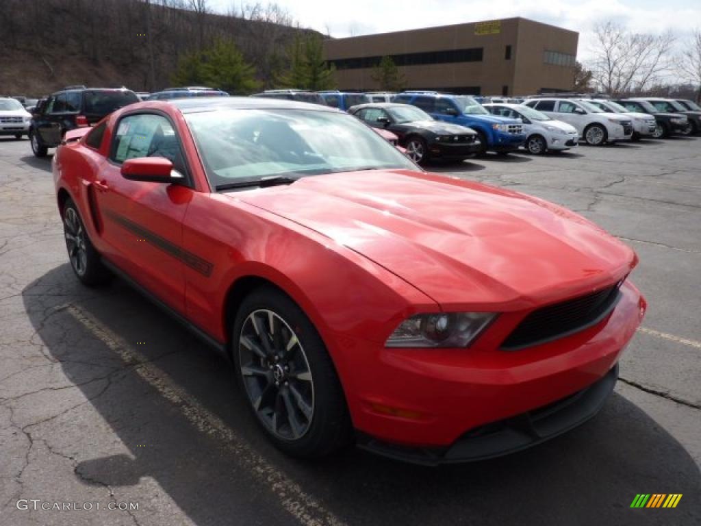 2012 Mustang C/S California Special Coupe - Race Red / Charcoal Black/Carbon Black photo #1