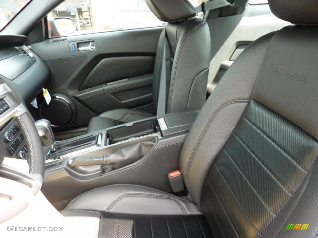 Charcoal Black/Carbon Black Interior 2012 Ford Mustang C/S California Special Coupe Photo #47025762