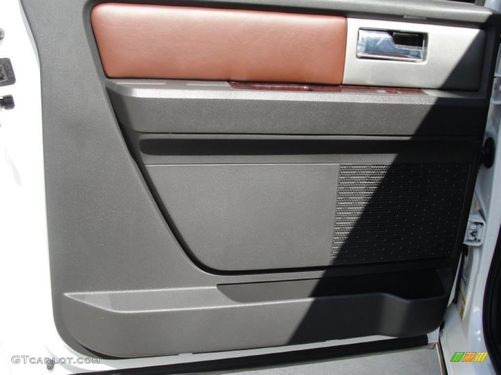 2011 Ford Expedition EL King Ranch Chaparral Leather Door Panel Photo #47026179