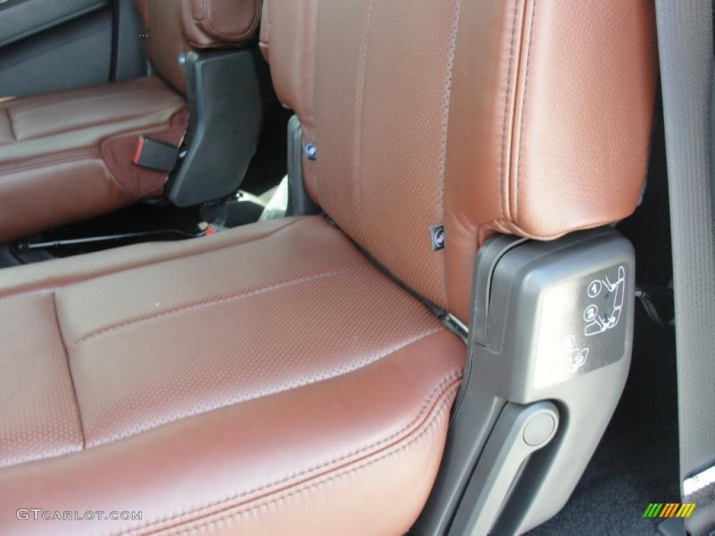 Chaparral Leather Interior 2011 Ford Expedition EL King Ranch Photo #47026212