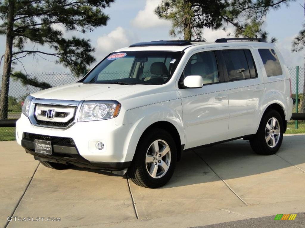 Taffeta White 2010 Honda Pilot EX-L Exterior Photo #47026752