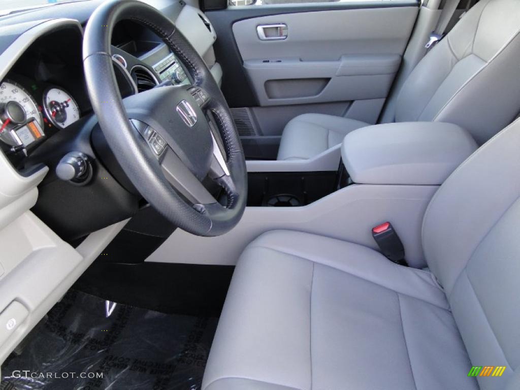 Gray Interior 2010 Honda Pilot EX-L Photo #47026767